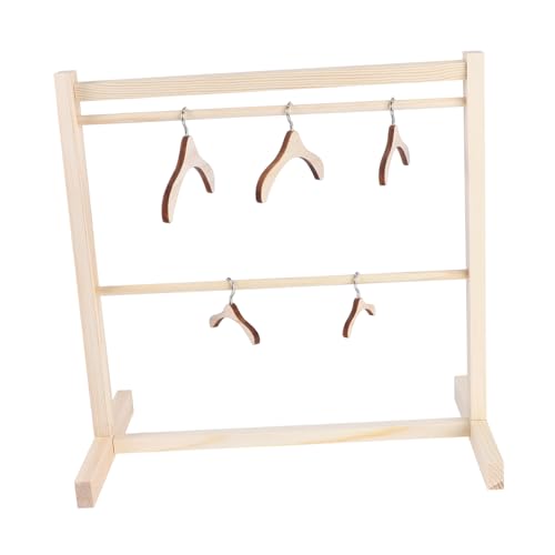 COMNESTBI 1Satz Puppenkleiderbügel Set aus Holz Teiliges Puppenaufhänger Kit für Ordentliche Puppenorganisation für Holzpuppen und Spielzeugkleidung COMNESTBI 1Satz Puppenkleiderbügel Set aus Holz Teiliges Puppenaufhänger Kit für Ordentliche Puppenorganisation für Holzpuppen und Spielzeugkleidung von COMNESTBI