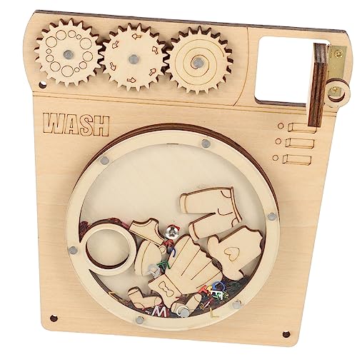COMNESTBI 1Satz Unvollendetes Holzspielzeug für DIY Beschäftigter Vorstand mit Bastelzubehör Kreativität und Problemlösungsfähigkeiten für Jungen von COMNESTBI