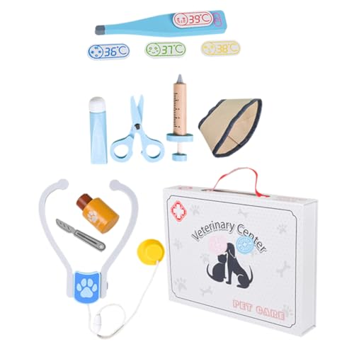 COMNESTBI 1Satz Veterinärspielzeug für Teiliges Arztspielzeug mit Tierärztlichem Zubehör Pädagogisch für Kreatives Rollenspiel und Haustierpflege für Jungen COMNESTBI 1Satz Veterinärspielzeug für Teiliges Arztspielzeug mit Tierärztlichem Zubehör Pädagogisch für Kreatives Rollenspiel und Haustierpflege für Jungen von COMNESTBI
