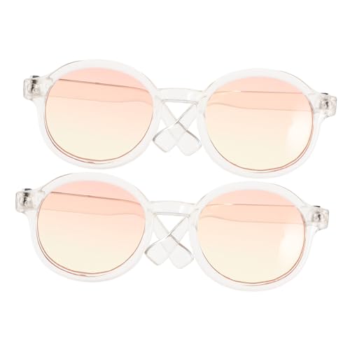 COMNESTBI 2 Paare Doll Sonnenbrille Dekorative Puppenbrillen aus Robustem Kunststoff für Puppen Outfits und Fotografie Accessoires für Kreative Spielideen COMNESTBI 2 Paare Doll Sonnenbrille Dekorative Puppenbrillen aus Robustem Kunststoff für Puppen Outfits und Fotografie Accessoires für Kreative Spielideen von COMNESTBI