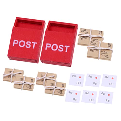 COMNESTBI 2 Sätze Puppenhaus-Briefkasten- für kinderspielzeug stylingbã¼rsten Children Toys Present Mini-Päckchen-Ornament Mini-Briefkastenfigur Papier COMNESTBI 2 Sätze Puppenhaus-Briefkasten- für kinderspielzeug stylingbã¼rsten Children Toys Present Mini-Päckchen-Ornament Mini-Briefkastenfigur Papier von COMNESTBI