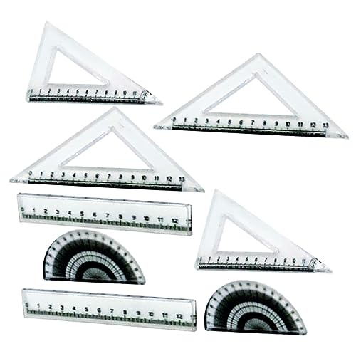 COMNESTBI 2 Satz Miniatur-messlineal Miniatur-lineal- Mini-Sachen Mini-lineale Kleines Lineal Miniaturmaßstab Kleine Lernhilfe Simulation Mini-lineal Zubehör Für Miniaturlineale Pp von COMNESTBI