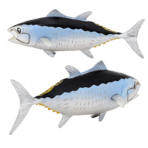 COMNESTBI 2 Stück Desktop-Handwerk hühner kinderknallzeug Tierfigur Meerestier Meerestiere Fischverzierung Seefisch- Fischfiguren PVC von COMNESTBI