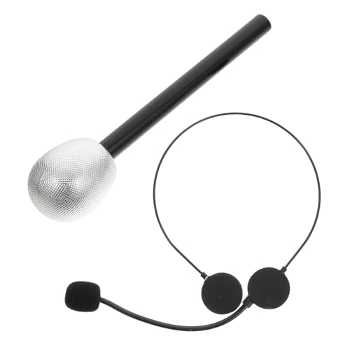 COMNESTBI 2 Stück Fake Mikrofon Headset für Erwachsene Kostüm Requisiten für Cosplay und Konzerte Realistisches Kostüm Zubehör für Partys und Veranstaltungen COMNESTBI 2 Stück Fake Mikrofon Headset für Erwachsene Kostüm Requisiten für Cosplay und Konzerte Realistisches Kostüm Zubehör für Partys und Veranstaltungen von COMNESTBI