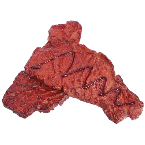 COMNESTBI 2 Stück Gefälschtes Steakfleisch: Simulation Gekochtes Roastbeef, Realistisches Lebensmittel, Künstliches Modell Für Marktausstellung, Heimküchendekoration, Fotografie-Requisiten, COMNESTBI 2 Stück Gefälschtes Steakfleisch: Simulation Gekochtes Roastbeef, Realistisches Lebensmittel, Künstliches Modell Für Marktausstellung, Heimküchendekoration, Fotografie-Requisiten, von COMNESTBI