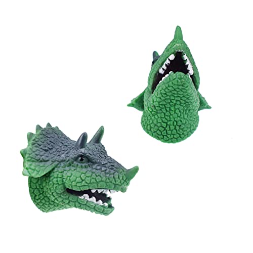 COMNESTBI 2 Stück Handpuppe Für Puppen Dinosaurier Handpuppe Rollenspiel Handpuppe Handpuppe Grün COMNESTBI 2 Stück Handpuppe Für Puppen Dinosaurier Handpuppe Rollenspiel Handpuppe Handpuppe Grün von COMNESTBI