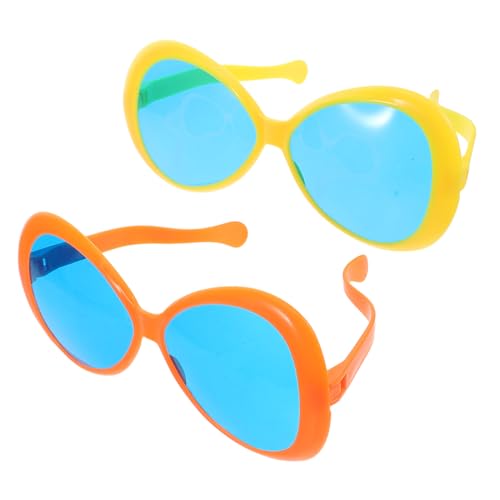 COMNESTBI 2 Stück Hawaiianische Brille Party Neuheit Cosplay- Partyzubehör Sonnenbrillen Lustige Kostüm- Clown-partybrille Kostüm-neuheitsbrille Plastik COMNESTBI 2 Stück Hawaiianische Brille Party Neuheit Cosplay- Partyzubehör Sonnenbrillen Lustige Kostüm- Clown-partybrille Kostüm-neuheitsbrille Plastik von COMNESTBI