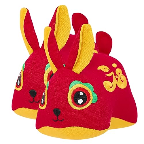 COMNESTBI 2 Stück Kaninchen Maskottchen Plüschspielzeug Niedliche Zodiac Häschen Deko für Jahr des Hasen Glücksbringer für Zuhause und Feste für Sammler COMNESTBI 2 Stück Kaninchen Maskottchen Plüschspielzeug Niedliche Zodiac Häschen Deko für Jahr des Hasen Glücksbringer für Zuhause und Feste für Sammler von COMNESTBI