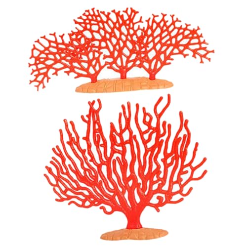 COMNESTBI 2 Stück Kunstkorallen Aquarium Dekoration Realistische Imitation Korallen für Aquarienlandschaft Fade Resistent Sicher für Fische für Süß und Meerwasser COMNESTBI 2 Stück Kunstkorallen Aquarium Dekoration Realistische Imitation Korallen für Aquarienlandschaft Fade Resistent Sicher für Fische für Süß und Meerwasser von COMNESTBI