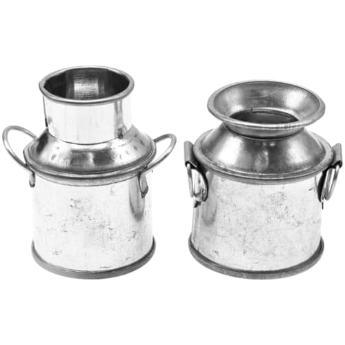 COMNESTBI 2 Stück Mini-Blumentopf aus Weißblech Zubehör für Puppenhäuser winzig Dekorationen Behälter Miniaturen Miniaturfiguren Miniatur-Eimer-Ornament kleine Vase Legierung COMNESTBI 2 Stück Mini-Blumentopf aus Weißblech Zubehör für Puppenhäuser winzig Dekorationen Behälter Miniaturen Miniaturfiguren Miniatur-Eimer-Ornament kleine Vase Legierung von COMNESTBI