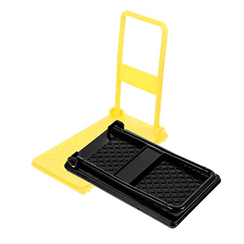COMNESTBI 2 Stück Mini-Kinderwagenmodell modellauto modelautos Toy Cars Modellwagen Dekorationswagen Mini-Trolley-Möbel simulierter Mini-Plattformwagen Trolley-Modell für Plastik von COMNESTBI