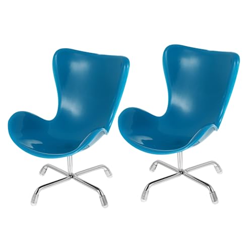 COMNESTBI 2 Stück Mini-Möbelmodell Miniatur Puppenstubenstuhl Modell Essen winzig Ei kinderstuhl Chair schlasessel stillsessel Zubehör für das Puppenhaus Mini-Stühle Plastik Blue COMNESTBI 2 Stück Mini-Möbelmodell Miniatur Puppenstubenstuhl Modell Essen winzig Ei kinderstuhl Chair schlasessel stillsessel Zubehör für das Puppenhaus Mini-Stühle Plastik Blue von COMNESTBI