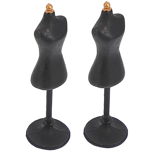 COMNESTBI 2 Stück Mini Puppenmode Mannequin mit Teiliges für Puppenkleidung Puppenhaus Dekoration Foto Requisiten und Schwarz COMNESTBI 2 Stück Mini Puppenmode Mannequin mit Teiliges für Puppenkleidung Puppenhaus Dekoration Foto Requisiten und Schwarz von COMNESTBI