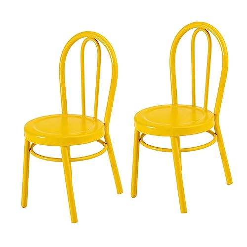 COMNESTBI 2 Stück Mini-Stuhl Möbel Mini-puppenhausmöbel Stuhlmöbel Miniaturen Winzige Möbel Wohnkultur Miniaturmöbel Miniatur-einzelstuhl Miniaturstühle Yellow Eisen COMNESTBI 2 Stück Mini-Stuhl Möbel Mini-puppenhausmöbel Stuhlmöbel Miniaturen Winzige Möbel Wohnkultur Miniaturmöbel Miniatur-einzelstuhl Miniaturstühle Yellow Eisen von COMNESTBI