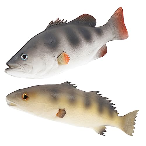 COMNESTBI 2 Stück Realistische Fischmodell Simulation Fische Deko für Aquarien und Lernspielzeug für Lebensechte PU Tierfiguren zur Verschönerung von Garten und Schreibtisch COMNESTBI 2 Stück Realistische Fischmodell Simulation Fische Deko für Aquarien und Lernspielzeug für Lebensechte PU Tierfiguren zur Verschönerung von Garten und Schreibtisch von COMNESTBI