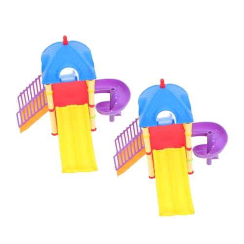 COMNESTBI 2 Stück Rutschenspielzeug Spielplatz Ausrüstung Spielende Spielplatzdekoration puppenhaus Einrichtung Spielplatzspielzeug Abs COMNESTBI 2 Stück Rutschenspielzeug Spielplatz Ausrüstung Spielende Spielplatzdekoration puppenhaus Einrichtung Spielplatzspielzeug Abs von COMNESTBI