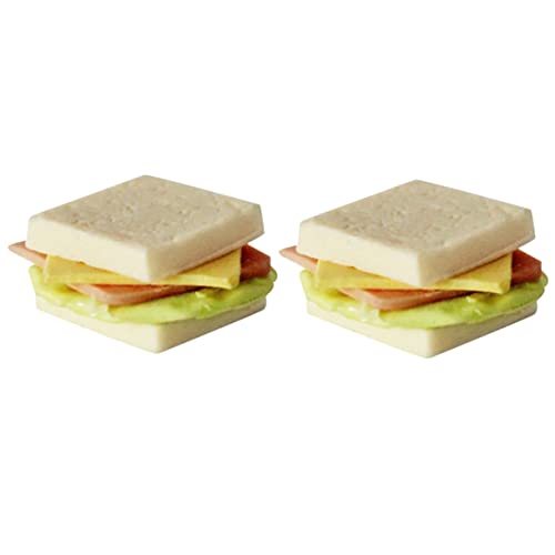 COMNESTBI 2 Stück Sandwich-Modell für kinderspielzeug Geburtstagsgeschenk dollhaus playmobilhauser mockin künstliche Sandwiches Lebensmittelverzierungen für die Küche Harz COMNESTBI 2 Stück Sandwich-Modell für kinderspielzeug Geburtstagsgeschenk dollhaus playmobilhauser mockin künstliche Sandwiches Lebensmittelverzierungen für die Küche Harz von COMNESTBI