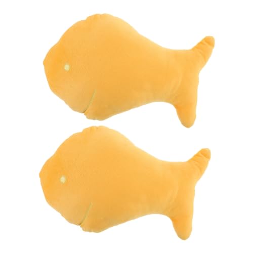 COMNESTBI 2 Stück Süßes Fisch-plüschkissen, Fischkissen, Gefülltes Fisch-stoffkissen, Niedliches Tierkissen, Plüschpuppe, Fischförmiges Stofftier, Entzückendes Wurfkissen COMNESTBI 2 Stück Süßes Fisch-plüschkissen, Fischkissen, Gefülltes Fisch-stoffkissen, Niedliches Tierkissen, Plüschpuppe, Fischförmiges Stofftier, Entzückendes Wurfkissen von COMNESTBI