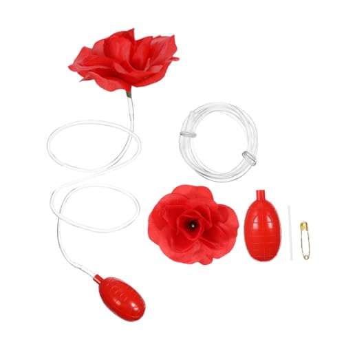 COMNESTBI 2 Stück Wasserspritze Rose Lustiges Streichspielzeug für April und Halloween Realistische Wassertrick für Partys und Feiern Unterhaltsame für Erwachsene COMNESTBI 2 Stück Wasserspritze Rose Lustiges Streichspielzeug für April und Halloween Realistische Wassertrick für Partys und Feiern Unterhaltsame für Erwachsene von COMNESTBI