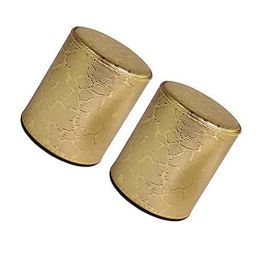 COMNESTBI 2 Stücke Leder Bildschirm Tasse Ktv Lustige Spiel Würfelbecher Lustige Spiel Werkzeug von COMNESTBI