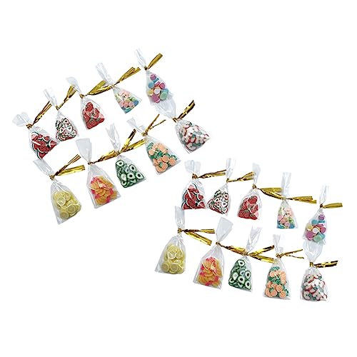 COMNESTBI 20 Stück Mini -essensspielszene Mini-Essen Tell Dir Vor, Zu Dekoratives Obstdekor Süßigkeitenspielzeug Für Puppenhaus Dessertspielzeug Polymer-ton COMNESTBI 20 Stück Mini -essensspielszene Mini-Essen Tell Dir Vor, Zu Dekoratives Obstdekor Süßigkeitenspielzeug Für Puppenhaus Dessertspielzeug Polymer-ton von COMNESTBI