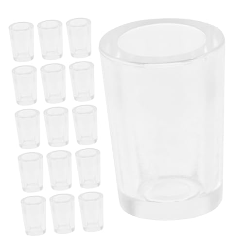 COMNESTBI 20 Stück Mini-tassen Winzige Tassen Getränke Größe Weiß Miniatur Gläser Wasser Zubehör Für Puppenhäuser Küchenzubehör Für Puppenstuben Kleine Tassen Mini -Cup -Puppe Abs von COMNESTBI