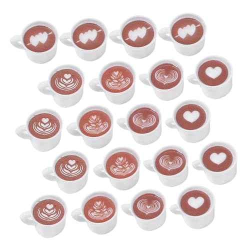 COMNESTBI 20 Stück Miniatur-kaffeetassen Aus Kunstharz Für Puppenhaus-Dekoration Und Rollenspiel. Winzige Kaffeetassen-Ornamente Für Mini-puppenhaus-zubehör Und Heimwerkerarbeiten COMNESTBI 20 Stück Miniatur-kaffeetassen Aus Kunstharz Für Puppenhaus-Dekoration Und Rollenspiel. Winzige Kaffeetassen-Ornamente Für Mini-puppenhaus-zubehör Und Heimwerkerarbeiten von COMNESTBI