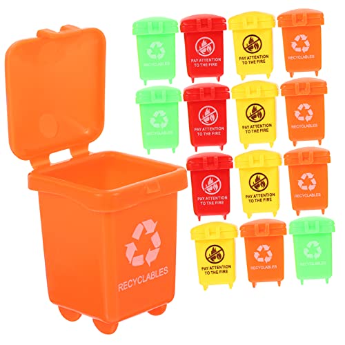 COMNESTBI 20 Stück Mülleimer Modulbehälter - schlank zum Sortieren von Mülltonnen Recycling Mini-Mülleimer zur Müllklassifizierung für Plastik COMNESTBI 20 Stück Mülleimer Modulbehälter - schlank zum Sortieren von Mülltonnen Recycling Mini-Mülleimer zur Müllklassifizierung für Plastik von COMNESTBI