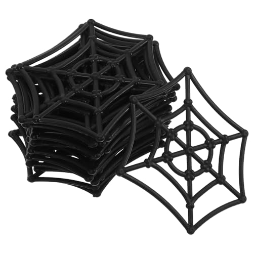 COMNESTBI 20 Stück Spinnennetz- Streich Halloween-Spinnennetz Halloween Party Deko Halloween Dekoration Tiere Spielzeuge Halloween-Dekoration im Freien Spukhaus Requisiten von COMNESTBI