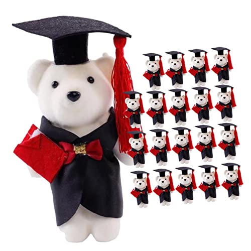 COMNESTBI 20 Stück Teiliges Abschlussbären Blumenstrauß Dekorationen Plüschtiere für Abschlussfeiern Süße Geschenkideen Stofftiere für Graduierungen Vielseitige Dekorationen für Besondere COMNESTBI 20 Stück Teiliges Abschlussbären Blumenstrauß Dekorationen Plüschtiere für Abschlussfeiern Süße Geschenkideen Stofftiere für Graduierungen Vielseitige Dekorationen für Besondere von COMNESTBI