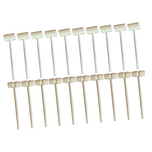 COMNESTBI 20Stücke Mini Holzhammer für Hölzernes Hammerspielzeug Langlebig und Sicher für DIY Bastelprojekte und Lernspiele Kreative Aktivitäten und Heimdekoration COMNESTBI 20Stücke Mini Holzhammer für Hölzernes Hammerspielzeug Langlebig und Sicher für DIY Bastelprojekte und Lernspiele Kreative Aktivitäten und Heimdekoration von COMNESTBI