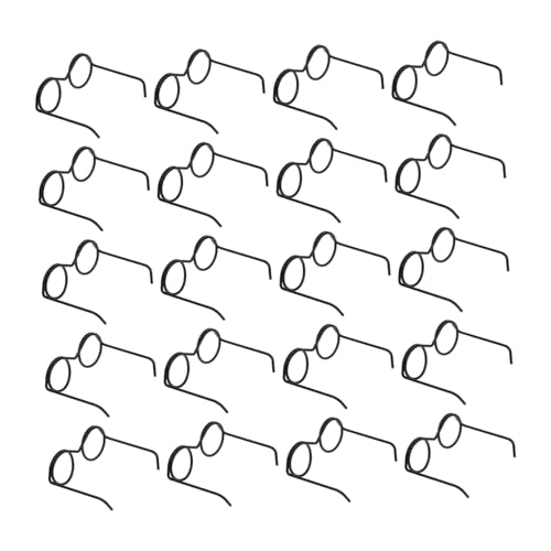 COMNESTBI 20Stücke Mini Puppenbrille aus Runde Rahmenlose Brillen für Puppen Puppenaccessoires für Kreative Verkleidungen und Dekoration für Geburtstags COMNESTBI 20Stücke Mini Puppenbrille aus Runde Rahmenlose Brillen für Puppen Puppenaccessoires für Kreative Verkleidungen und Dekoration für Geburtstags von COMNESTBI
