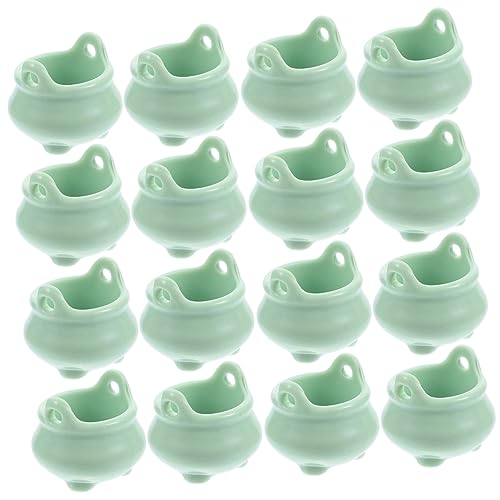 COMNESTBI 24 Stück Mikrolandschafts-puppenhausdekoration Mini- Miniaturen Tiere Diorama Halloween-Miniatur-hauszubehör Winzige Zuckerkessel Gruselig Puppenhäuser Dekorativ Plastik von COMNESTBI