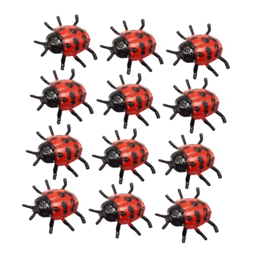 COMNESTBI 24pcs Simulation Ladybug Gefälschte Bugs Streichspielzeug Knifflige Spielzeuge Mini Ladybug Party Dekoration Realistische Marienkäfermodelle Gefälschte Streichzubehör COMNESTBI 24pcs Simulation Ladybug Gefälschte Bugs Streichspielzeug Knifflige Spielzeuge Mini Ladybug Party Dekoration Realistische Marienkäfermodelle Gefälschte Streichzubehör von COMNESTBI