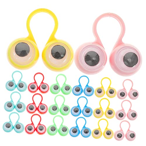 COMNESTBI 25 Stück Augenring interaktives für Kindergarten fingerpuppen-Set Kinderparty Fingerringspielzeug Verschleißfestes Kinderspielzeug Plastik COMNESTBI 25 Stück Augenring interaktives für Kindergarten fingerpuppen-Set Kinderparty Fingerringspielzeug Verschleißfestes Kinderspielzeug Plastik von COMNESTBI