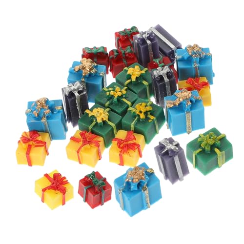 COMNESTBI 25 Stück Boxen Miniatur-Food-Spiel Requisiten Puppenhaus-Weihnachtsdekorationen Miniatur-Weihnachtsschmuck Ding weihnachtsmotiv Christmas Party Wohnkultur Mini-Deko-Accessoire Harz COMNESTBI 25 Stück Boxen Miniatur-Food-Spiel Requisiten Puppenhaus-Weihnachtsdekorationen Miniatur-Weihnachtsschmuck Ding weihnachtsmotiv Christmas Party Wohnkultur Mini-Deko-Accessoire Harz von COMNESTBI