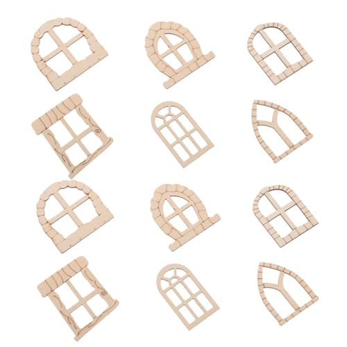 COMNESTBI 25-teiliges Unvollendetes Tür- Und Fenster-Set Aus Holz Für Miniatur-gartendekoration, DIY-tür- Und Fenster-Set Für Außenbereiche Und Kreatives Basteln COMNESTBI 25-teiliges Unvollendetes Tür- Und Fenster-Set Aus Holz Für Miniatur-gartendekoration, DIY-tür- Und Fenster-Set Für Außenbereiche Und Kreatives Basteln von COMNESTBI