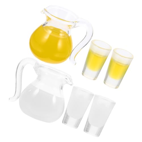COMNESTBI 2Sätze Mini Hauskrug aus Teiliges Mini Pitch Cup für Puppenhäuser Realistische Dekoration für DIY Miniaturszenen Stabil und Langlebig für Kreative COMNESTBI 2Sätze Mini Hauskrug aus Teiliges Mini Pitch Cup für Puppenhäuser Realistische Dekoration für DIY Miniaturszenen Stabil und Langlebig für Kreative von COMNESTBI