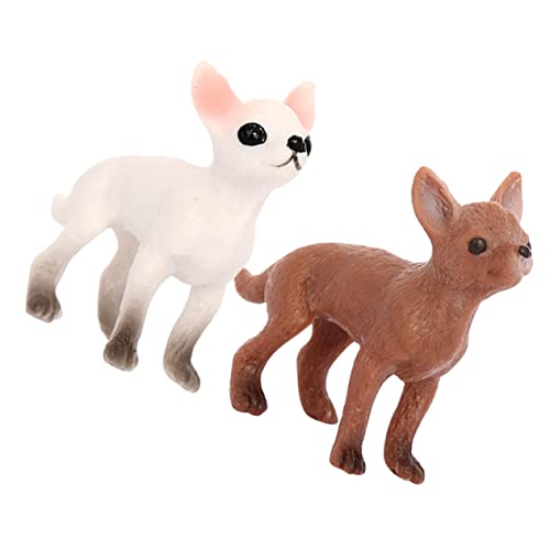 COMNESTBI 2Stücke Chihuahua Hund Figuren Realistische Tiermodelle für Kognitive Spielzeuge zur Heimdekoration und Kuchendekoration für Geburtstagsfeiern Robustes und Langlebiges COMNESTBI 2Stücke Chihuahua Hund Figuren Realistische Tiermodelle für Kognitive Spielzeuge zur Heimdekoration und Kuchendekoration für Geburtstagsfeiern Robustes und Langlebiges von COMNESTBI
