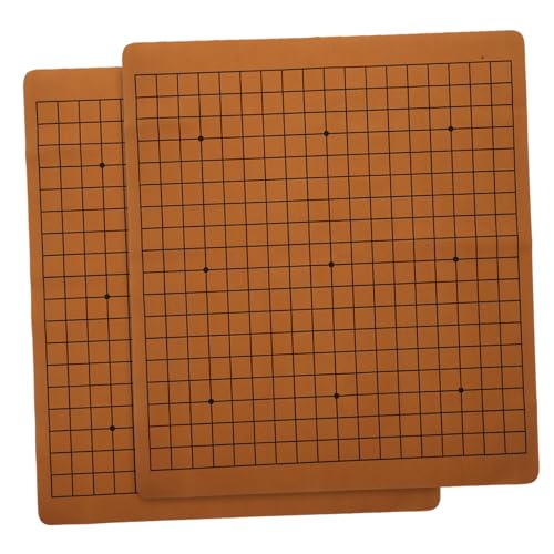 COMNESTBI 2Stücke Faltbare Schachbretter Gobang Spielbrett aus PU Doppelseitiges Design für Reisen und Freizeit Kompakt und Leicht zu Transportieren COMNESTBI 2Stücke Faltbare Schachbretter Gobang Spielbrett aus PU Doppelseitiges Design für Reisen und Freizeit Kompakt und Leicht zu Transportieren von COMNESTBI
