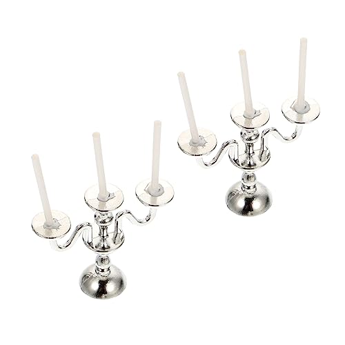 COMNESTBI 2Stücke Kerzenhalter Retro Mini Kerzenlampen für Puppenhaus Dekoration für Kleine Modelle Sicher und Langlebig Perfektes Zubehör für Kreative COMNESTBI 2Stücke Kerzenhalter Retro Mini Kerzenlampen für Puppenhaus Dekoration für Kleine Modelle Sicher und Langlebig Perfektes Zubehör für Kreative von COMNESTBI