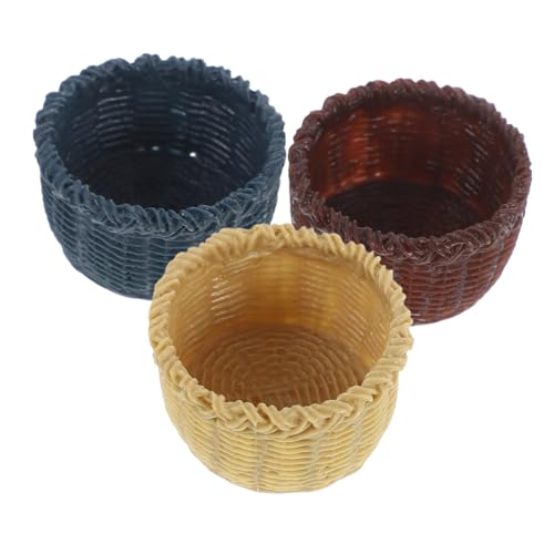 COMNESTBI 3 Stück Mini -Korbspielzeug Zubehör Mini-Korb-Partyartikel Mikroszenenkorb Kleiner Bastelkorb winzig Gewebte Mini-Hauskorb Miniatur -Dinge Korb kleine Körbchen Harz COMNESTBI 3 Stück Mini -Korbspielzeug Zubehör Mini-Korb-Partyartikel Mikroszenenkorb Kleiner Bastelkorb winzig Gewebte Mini-Hauskorb Miniatur -Dinge Korb kleine Körbchen Harz von COMNESTBI