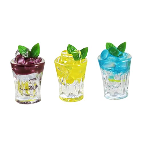 COMNESTBI 3stücke Teiliges Miniatur Künstliche Saftmodelle Für Puppenhausdekoration Realistische Eiswürfelbecher Für Küche Und Esszimmer Für Kreative Spielwelten COMNESTBI 3stücke Teiliges Miniatur Künstliche Saftmodelle Für Puppenhausdekoration Realistische Eiswürfelbecher Für Küche Und Esszimmer Für Kreative Spielwelten von COMNESTBI