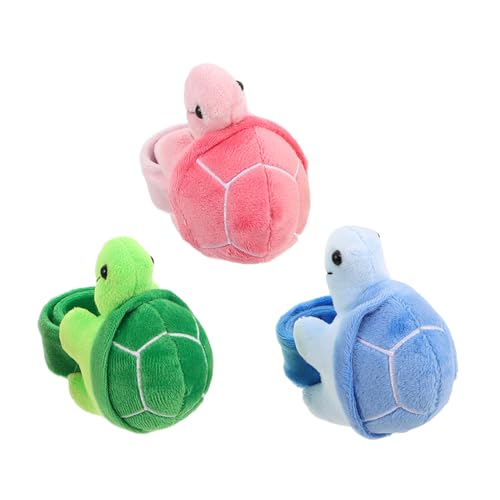 COMNESTBI 3 Stück Schildkrötenarmband Kinderpartyspielzeug Geburtstag Plüschtiere Ohrfeigenarmbänder Stofftier Für Kleine Mädchen Schlagarmbänder Mini -tierspielzeug Pp Baumwolle COMNESTBI 3 Stück Schildkrötenarmband Kinderpartyspielzeug Geburtstag Plüschtiere Ohrfeigenarmbänder Stofftier Für Kleine Mädchen Schlagarmbänder Mini -tierspielzeug Pp Baumwolle von COMNESTBI