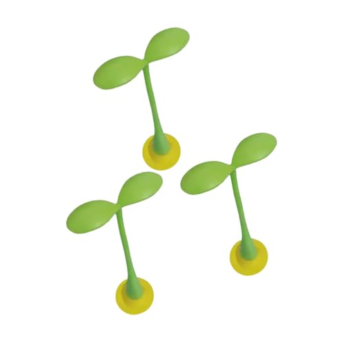 COMNESTBI 3 Stück Schorsame Ornamente Autozubehör Innenraumästhetik Kawaii-Autozubehör Auto armaturenbrett Dekorationen süß Innenausstattung des Autos Autozubehör süß Plastik Light Green von COMNESTBI