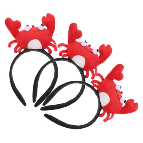 COMNESTBI 3-teiliges Krabben-stirnband: Rotes Plüsch-tier-meer-stirnband Für Party, Cosplay, Halloween, Lustige Haar-accessoires, Kostüm, Foto-requisite Für Kinder Und Erwachsene COMNESTBI 3-teiliges Krabben-stirnband: Rotes Plüsch-tier-meer-stirnband Für Party, Cosplay, Halloween, Lustige Haar-accessoires, Kostüm, Foto-requisite Für Kinder Und Erwachsene von COMNESTBI