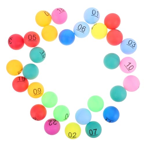 COMNESTBI 30 Stück Lotterieball Hohle Tombolakugeln Plastikbälle Für Spiele Bingo-partydekorationen Tombola-preise Preisbälle Bunte Pong-bälle Hohle Lottokugel - Pp COMNESTBI 30 Stück Lotterieball Hohle Tombolakugeln Plastikbälle Für Spiele Bingo-partydekorationen Tombola-preise Preisbälle Bunte Pong-bälle Hohle Lottokugel - Pp von COMNESTBI