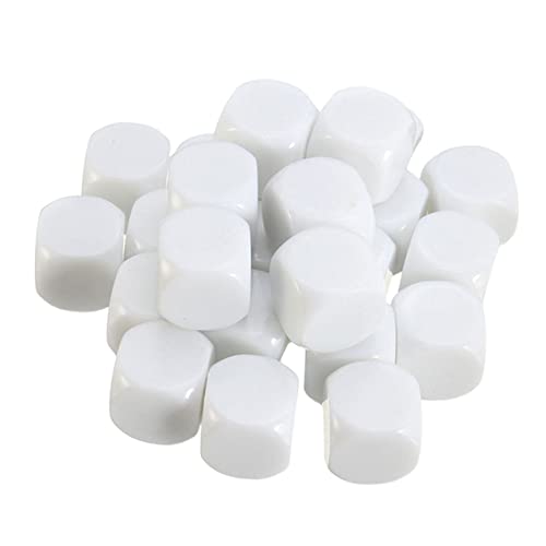 COMNESTBI 30 Stück Selbstgemachte Würfel Lustige DIY Würfel Leere Würfel Quadratische Blöcke Weiß COMNESTBI 30 Stück Selbstgemachte Würfel Lustige DIY Würfel Leere Würfel Quadratische Blöcke Weiß von COMNESTBI