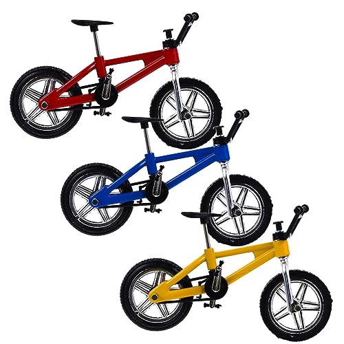COMNESTBI 3Stücke Mini Fingerbike Kreatives Stressabbau Fingerspielzeug aus Legierung und Unterhaltsame Fingerfahrzeuge für Erwachsene COMNESTBI 3Stücke Mini Fingerbike Kreatives Stressabbau Fingerspielzeug aus Legierung und Unterhaltsame Fingerfahrzeuge für Erwachsene von COMNESTBI