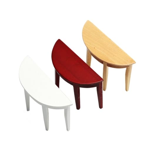 COMNESTBI 3Stücke Miniaturmöbel Für Puppenhaus Teiliges Möbel Für Mini Dekoration Stilvoller Schreibtisch Für Kreative Spielwelten COMNESTBI 3Stücke Miniaturmöbel Für Puppenhaus Teiliges Möbel Für Mini Dekoration Stilvoller Schreibtisch Für Kreative Spielwelten von COMNESTBI